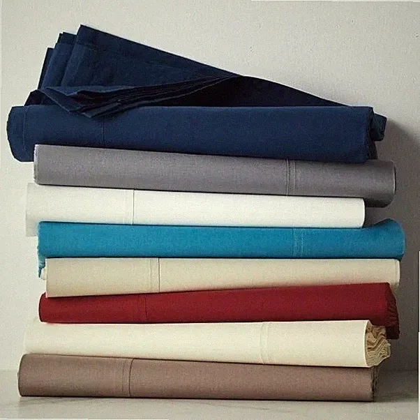 100% Cotton 600 Thread Count Solid Luxury Bed Skirt Only