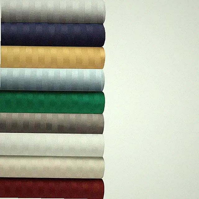 100%Egyptian Cotton 1000 Count Strip Luxury Select-Flat/Fitted/Pillow Case/Sheet