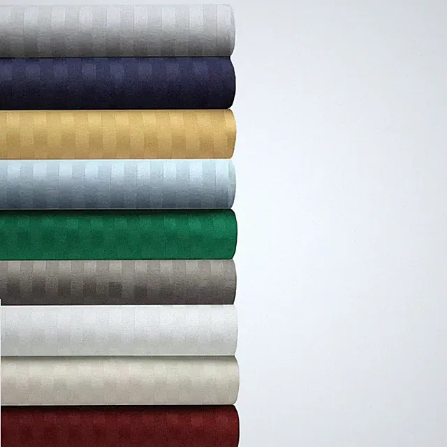 100% Egyptian Cotton 600 Thread Count Stripe Modern Duvet Cover Only