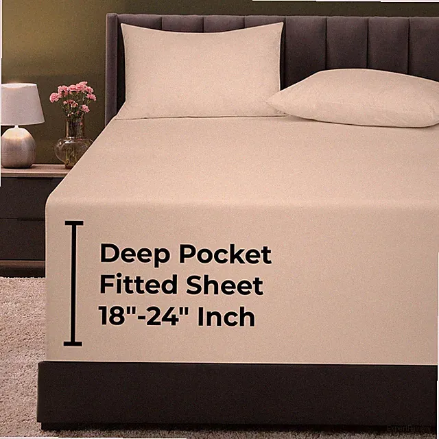 Extra Deep Pocket Full Fitted Only - Full Size Deep Pocket Green Fitted - Fit...