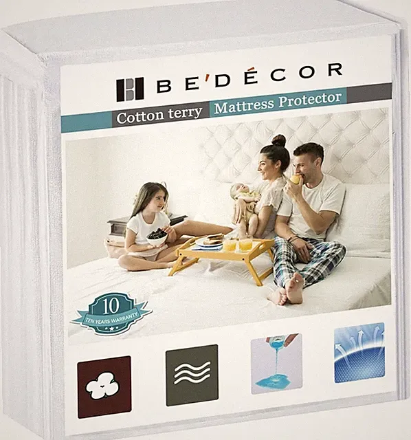 Luxurious Queen Mattress Protector with Deep Pockets - Waterproof & Breathable