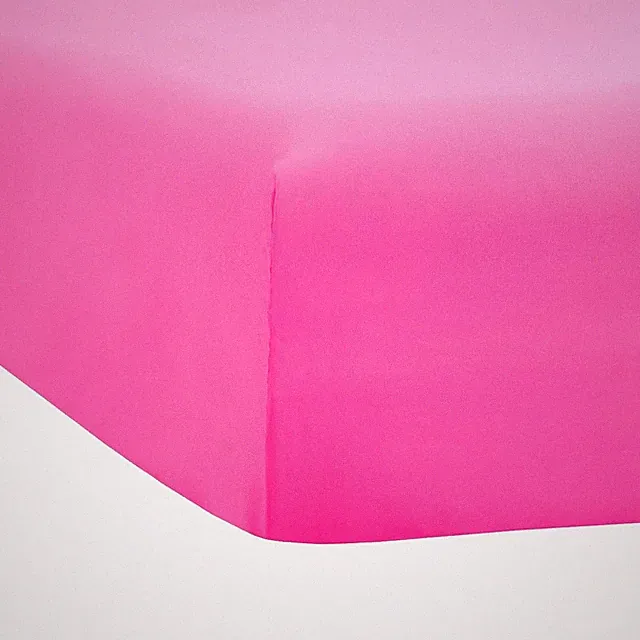 Twin Full King QN 1 Fitted Sheet Only Sheet Deep Fit 14"-21" Cotton HOT PINK